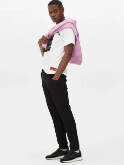 Best Skinny Twill-Jeans Herren Jeans