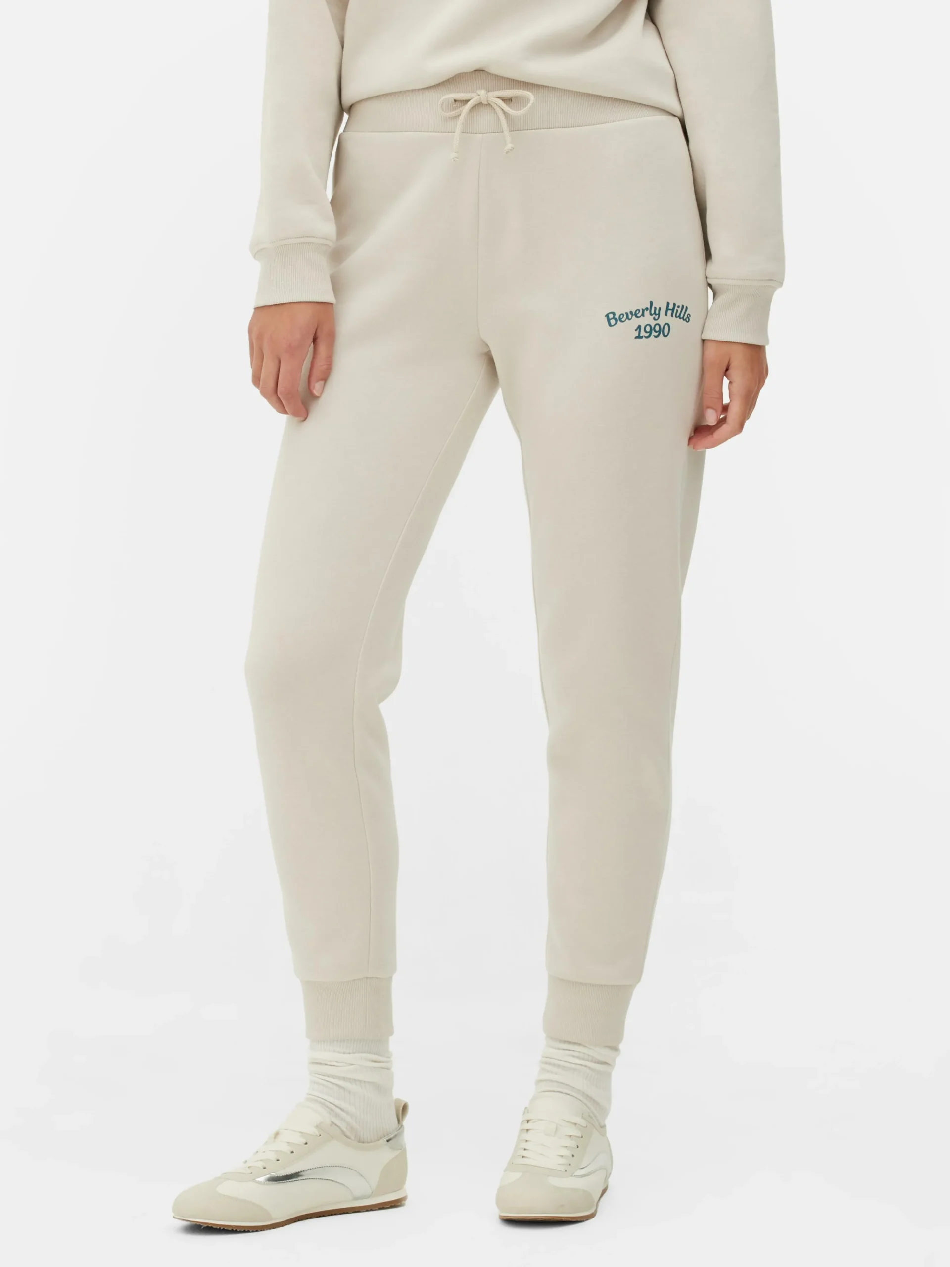 Discount Skinny-Fit-Jogginghose Mit Grafik Damen Jogginghosen