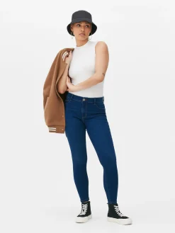 New Skinny-Jeans Mit Stretch Damen Denim|Jeans