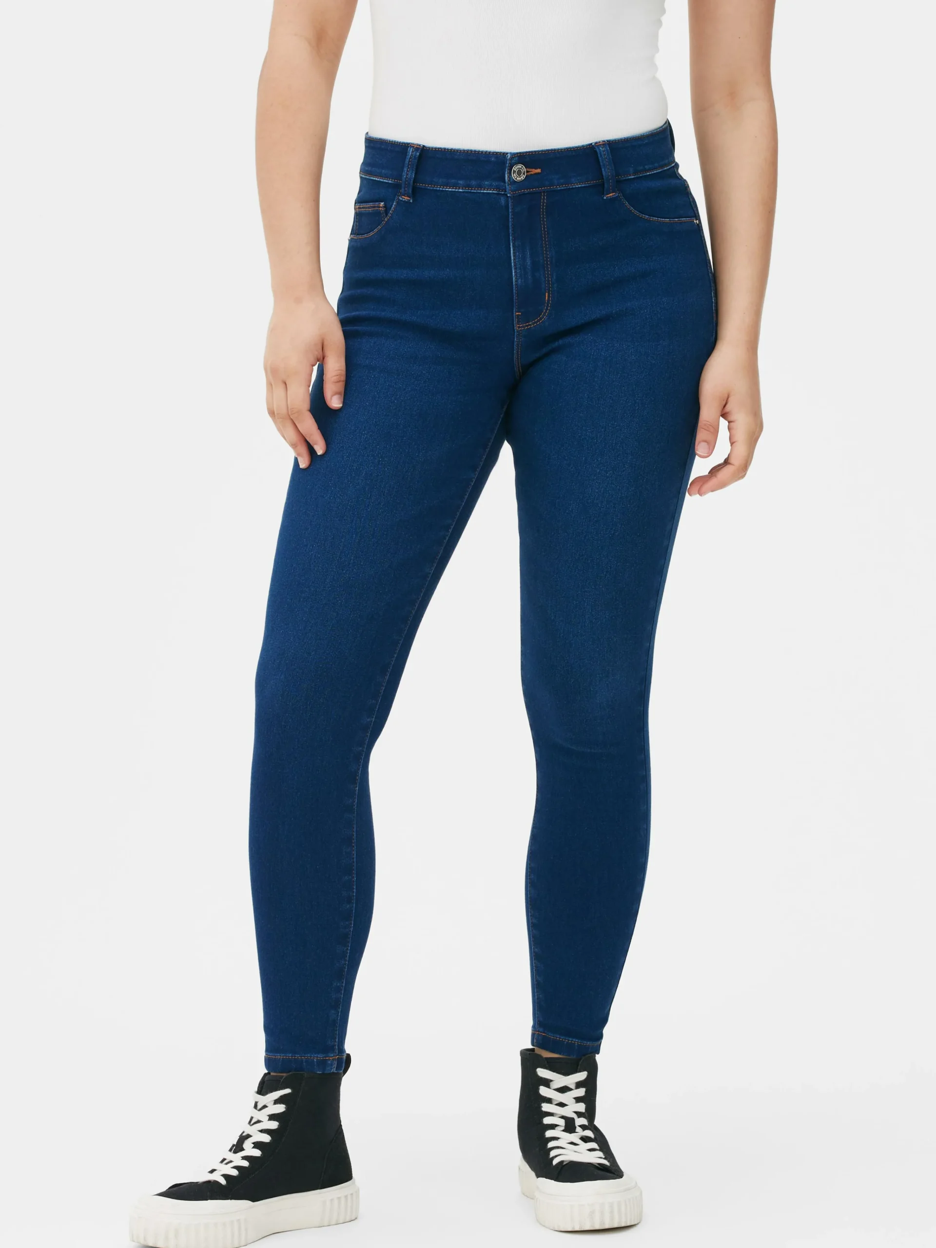 New Skinny-Jeans Mit Stretch Damen Denim|Jeans