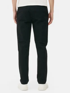 Discount Slim Fit Stretch-Chinos Herren Hosen