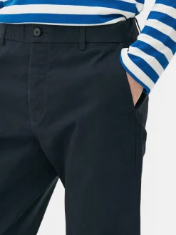 Outlet Slim Fit Stretch-Chinos Herren Hosen