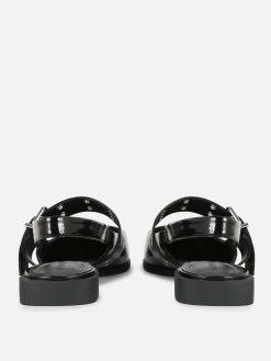 New Slingback-Ballerinas Mit Schnalle Damen Flache Schuhe