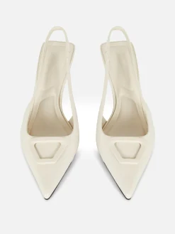 Outlet Slingback-Pumps Mit Kitten-Heel Damen Gothic-Kleidung|Heels