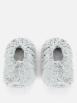 Sale Slipper Aus Kunstpelz Damen Loungewear