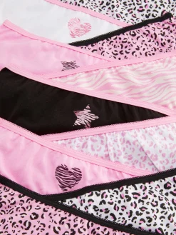 Hot Slips Mit Animalprint, 10er-Pack Kinder Unterwäsche