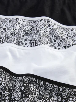 Slips Mit Print, 4er-Pack Damen Slips