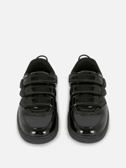 Best Sneaker In Lackoptik Mit Drei Riemen Kinder Sneakers