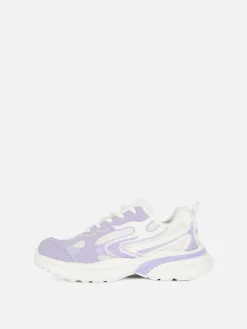 New Sneaker Mit Breiter Sohle Und Einsätzen Kinder Sneakers