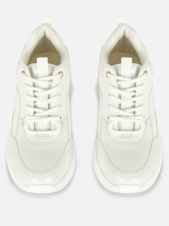 Sale Sneaker Mit Keilabsatz Und Metallbesatz Damen Sneakers