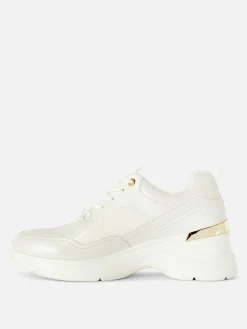 Sale Sneaker Mit Keilabsatz Und Metallbesatz Damen Sneakers