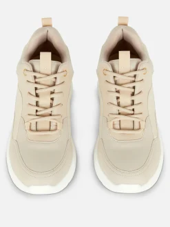 New Sneaker Mit Keilabsatz Und Metallbesatz Damen Sneakers