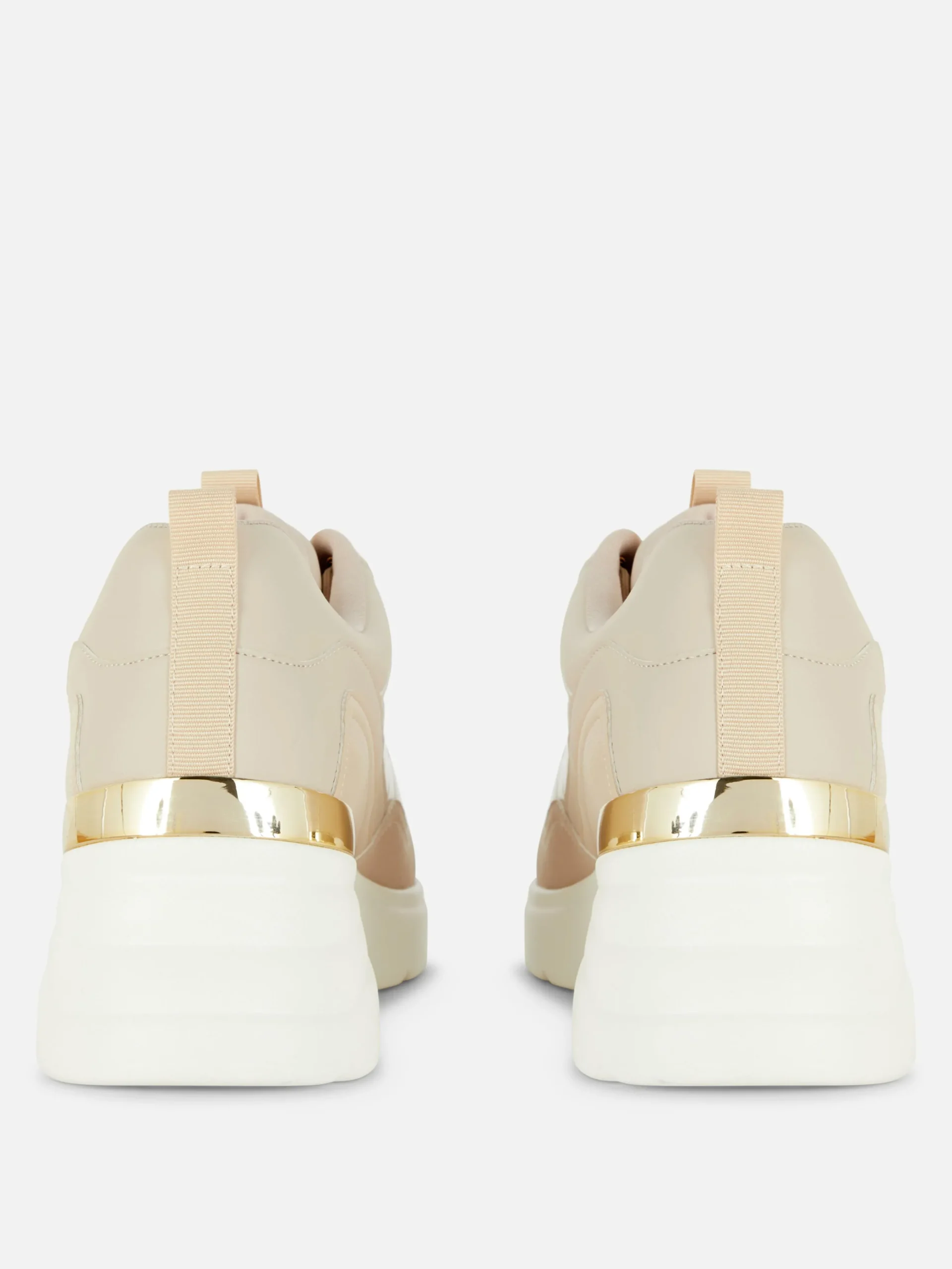 New Sneaker Mit Keilabsatz Und Metallbesatz Damen Sneakers