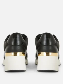 Sneaker Mit Keilabsatz Zum Schnüren Damen Sneakers