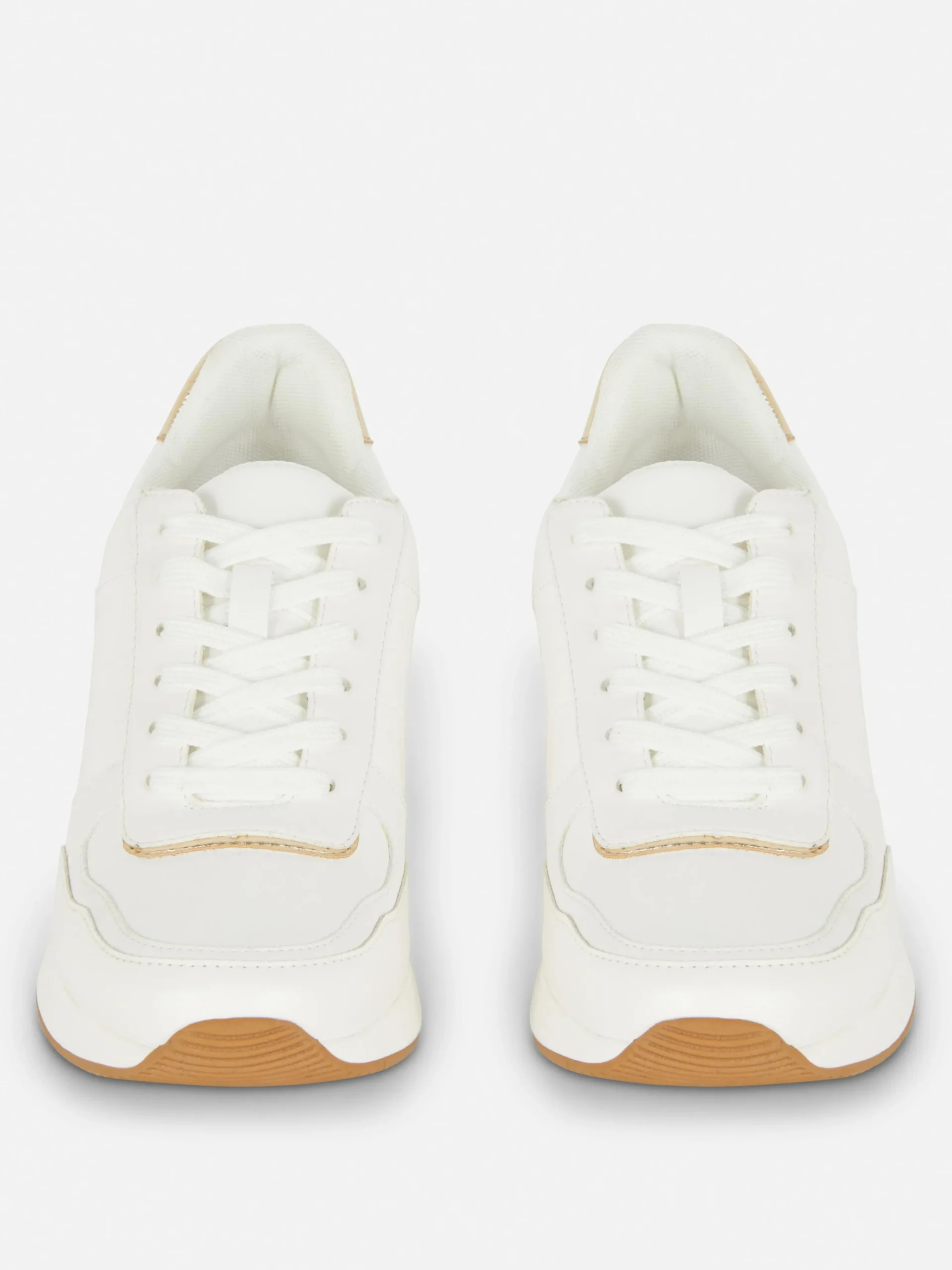 Discount Sneaker Mit Keilabsatz Zum Schnüren Damen Sneakers