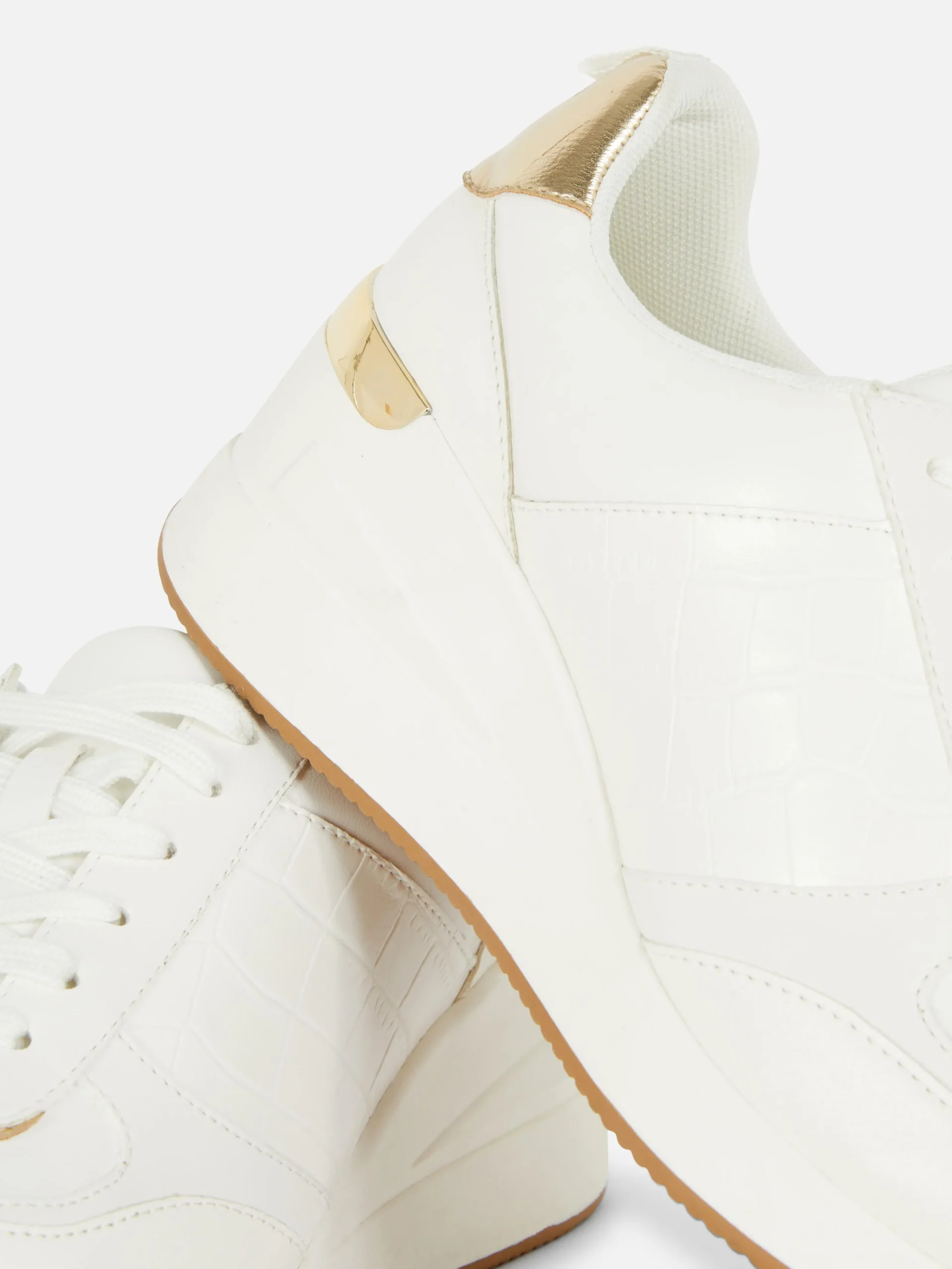 Discount Sneaker Mit Keilabsatz Zum Schnüren Damen Sneakers