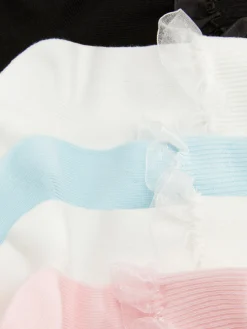 Clearance Socken Mit Rüschenbesatz, 5er-Pack Kinder Socken Und Strumpfhosen