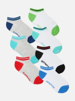Clearance Socken Mit Wochentagen, 7er-Pack Kinder Socken