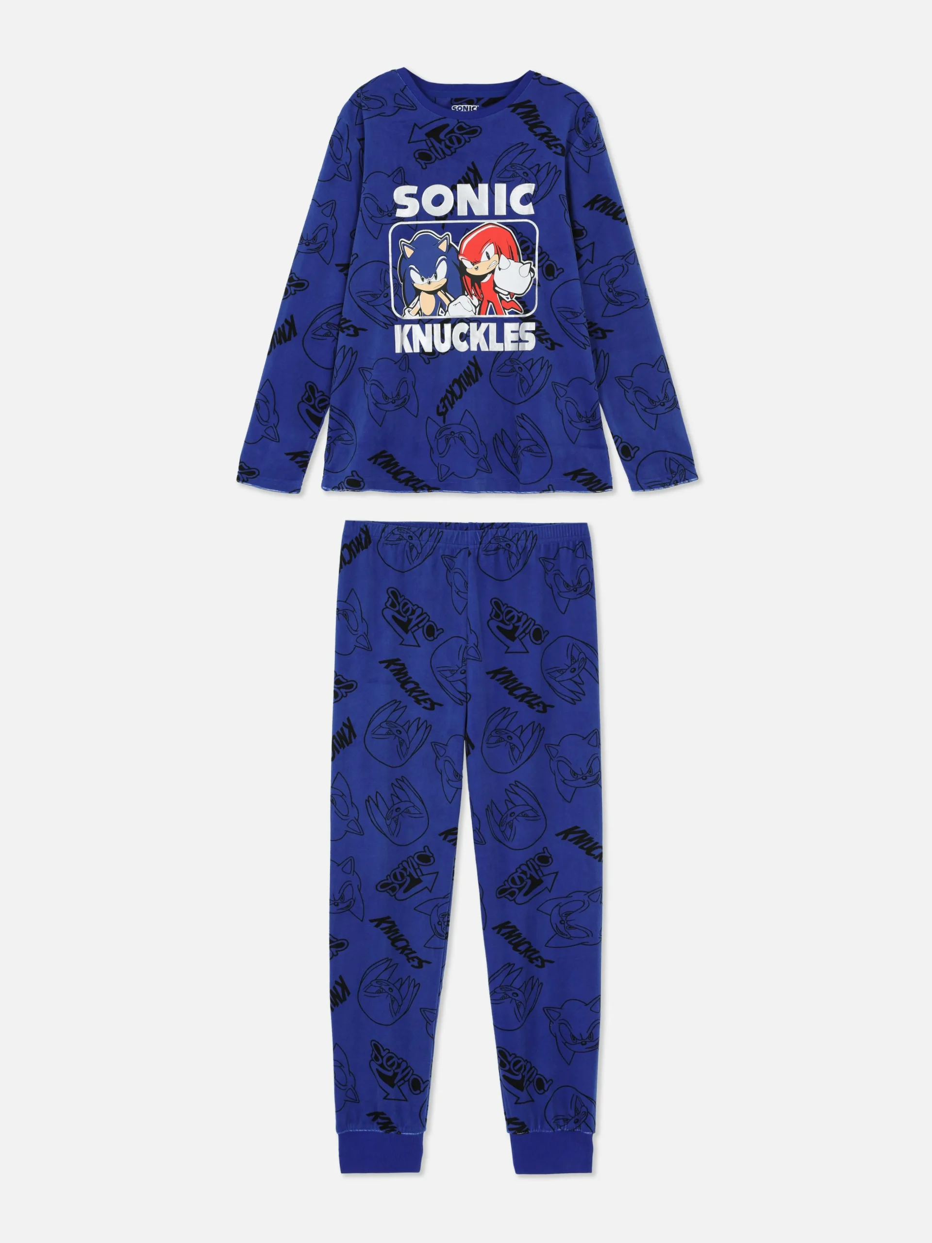 Clearance „Sonic The Hedgehog“ Schlafanzug Mit T-Shirt Und Hose Kinder Schlafanzüge Und Nachtwäsche