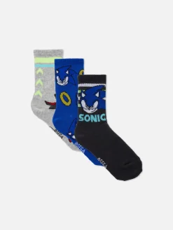 „Sonic The Hedgehog“ Socken, 3er-Pack Kinder Socken