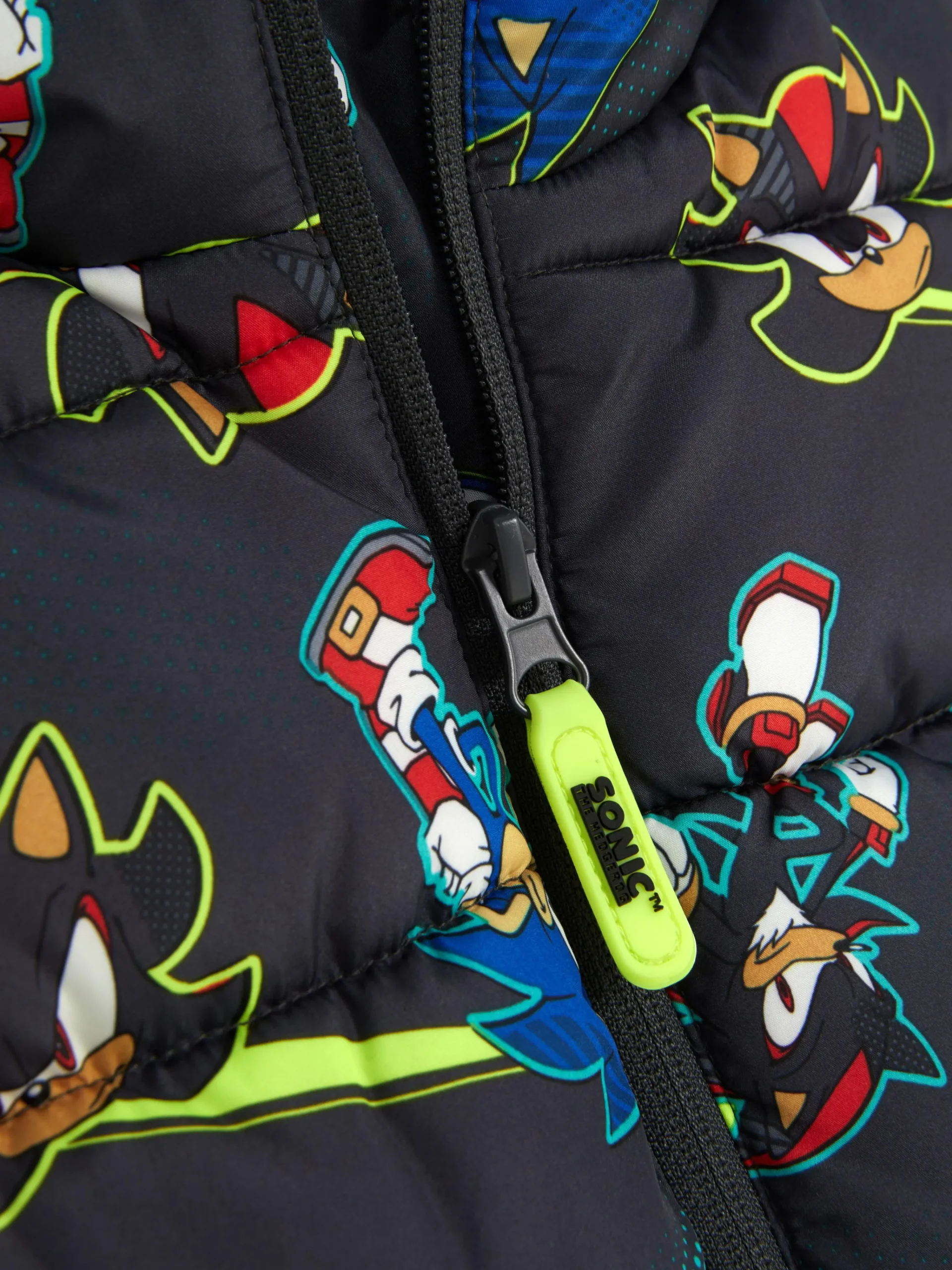 Clearance „Sonic The Hedgehog Sonic Und Shadow“ Pufferweste Kinder Jacken Und Mäntel