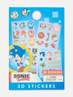 Clearance „Sonic The Hedgehog“ Sticker, 50er-Pack Kinder Basteln Und Handarbeiten
