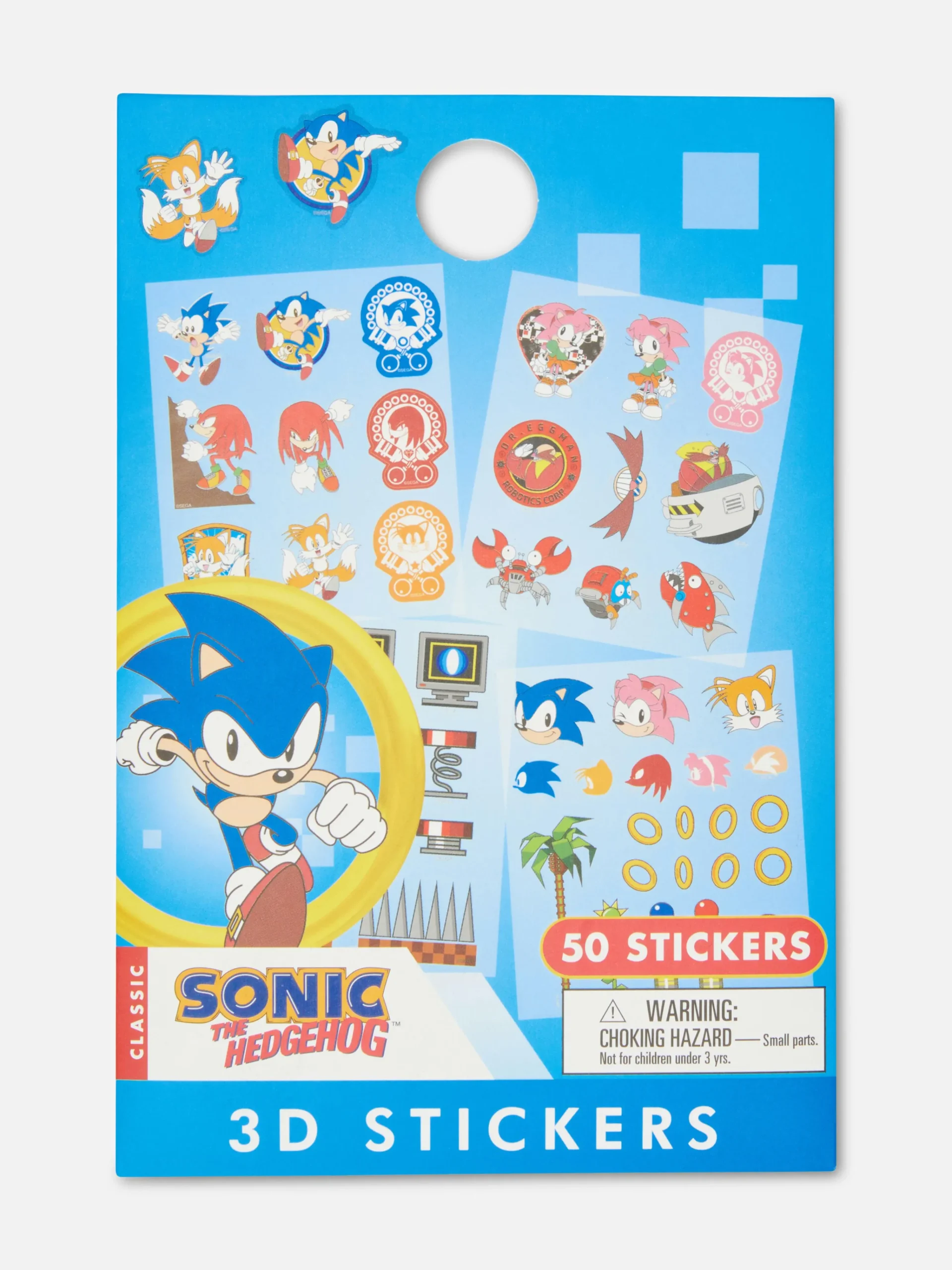 Clearance „Sonic The Hedgehog“ Sticker, 50er-Pack Kinder Basteln Und Handarbeiten