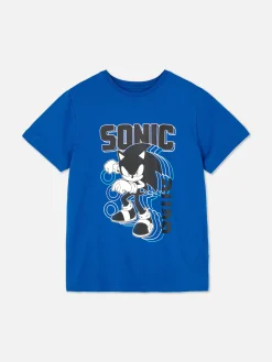 Discount „Sonic The Hedgehog“ T-Shirt Mit Print Kinder Tops Und T-Shirts