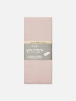 Outlet Spannbettlaken Aus Baumwolle, Einzelbett Bettlaken Und Kopfkissenbezüge