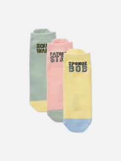 New „SpongeBob Schwammkopf“ Socken, 3er-Pack Damen Socken