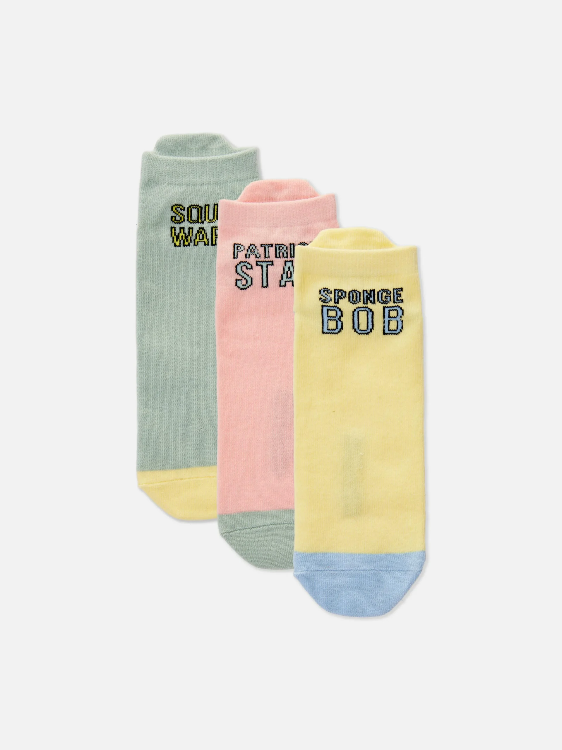 New „SpongeBob Schwammkopf“ Socken, 3er-Pack Damen Socken