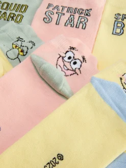 New „SpongeBob Schwammkopf“ Socken, 3er-Pack Damen Socken