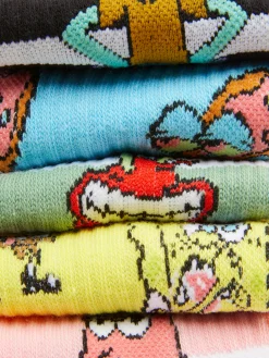 Hot „SpongeBob Schwammkopf“ Socken, 5er-Pack Herren Socken