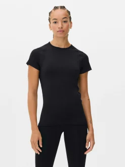 Outlet Sportliches Performance-T-Shirt Damen Fitnesskleidung Und Activewear
