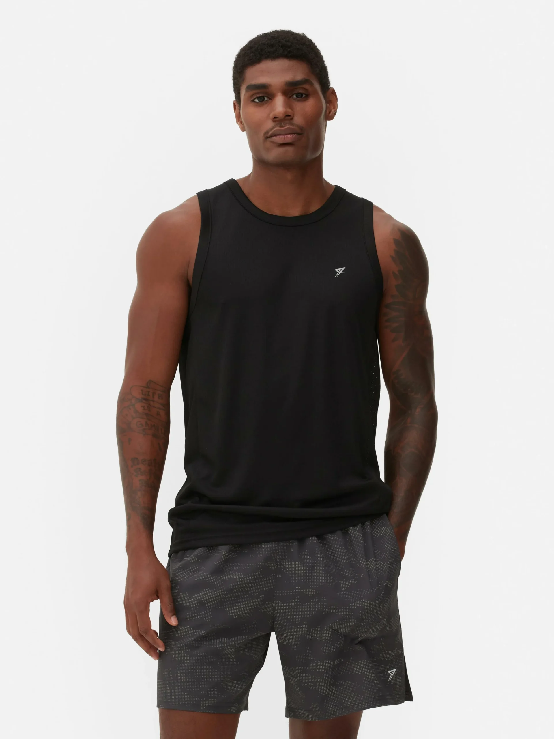 Sale Sportliches Tanktop Mit Rundhalsausschnitt Herren Sportbekleidung|Tops Und T-Shirts