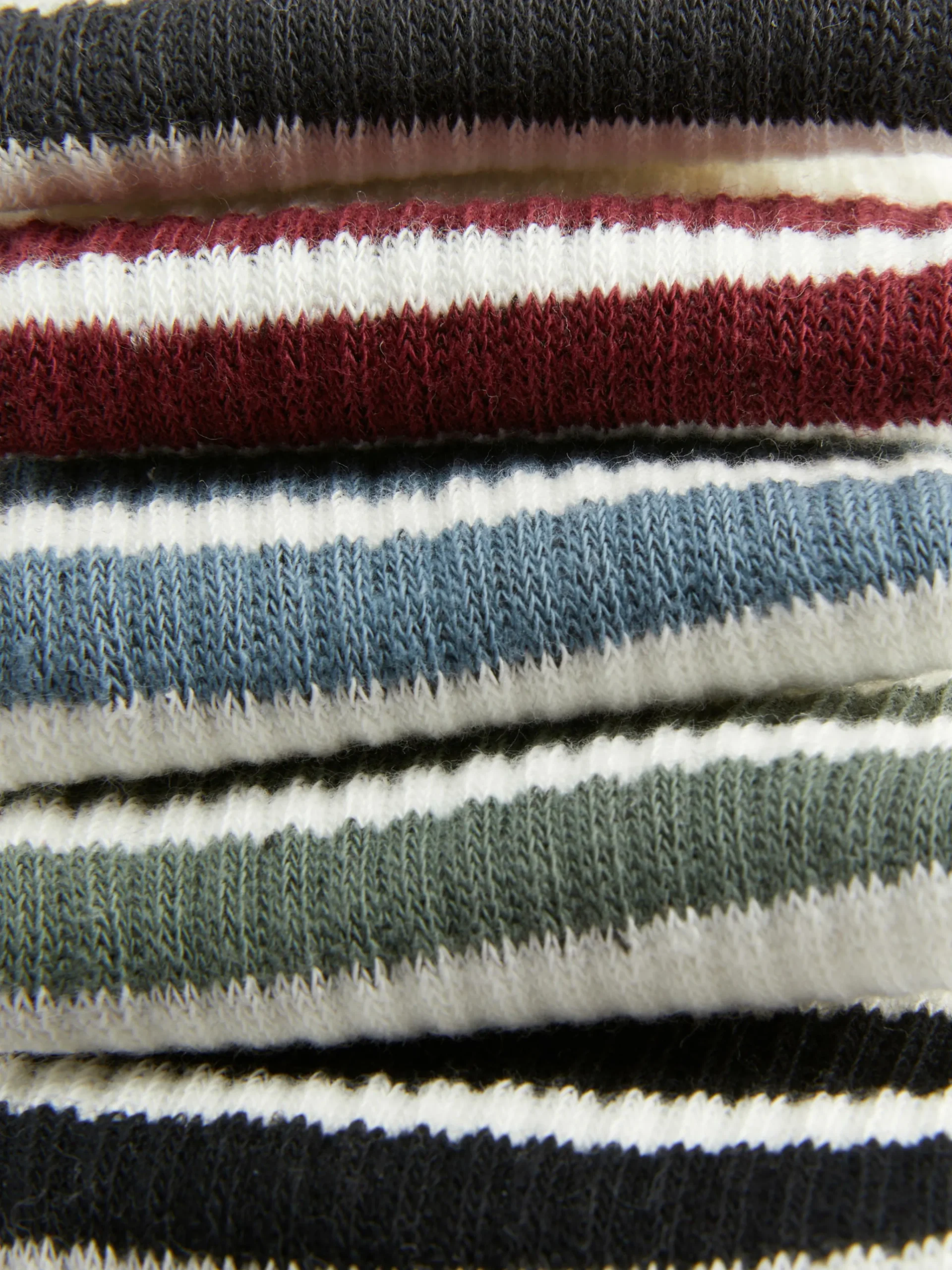 Discount Sportsöckchen Mit Streifen, 5er-Pack Kinder Socken