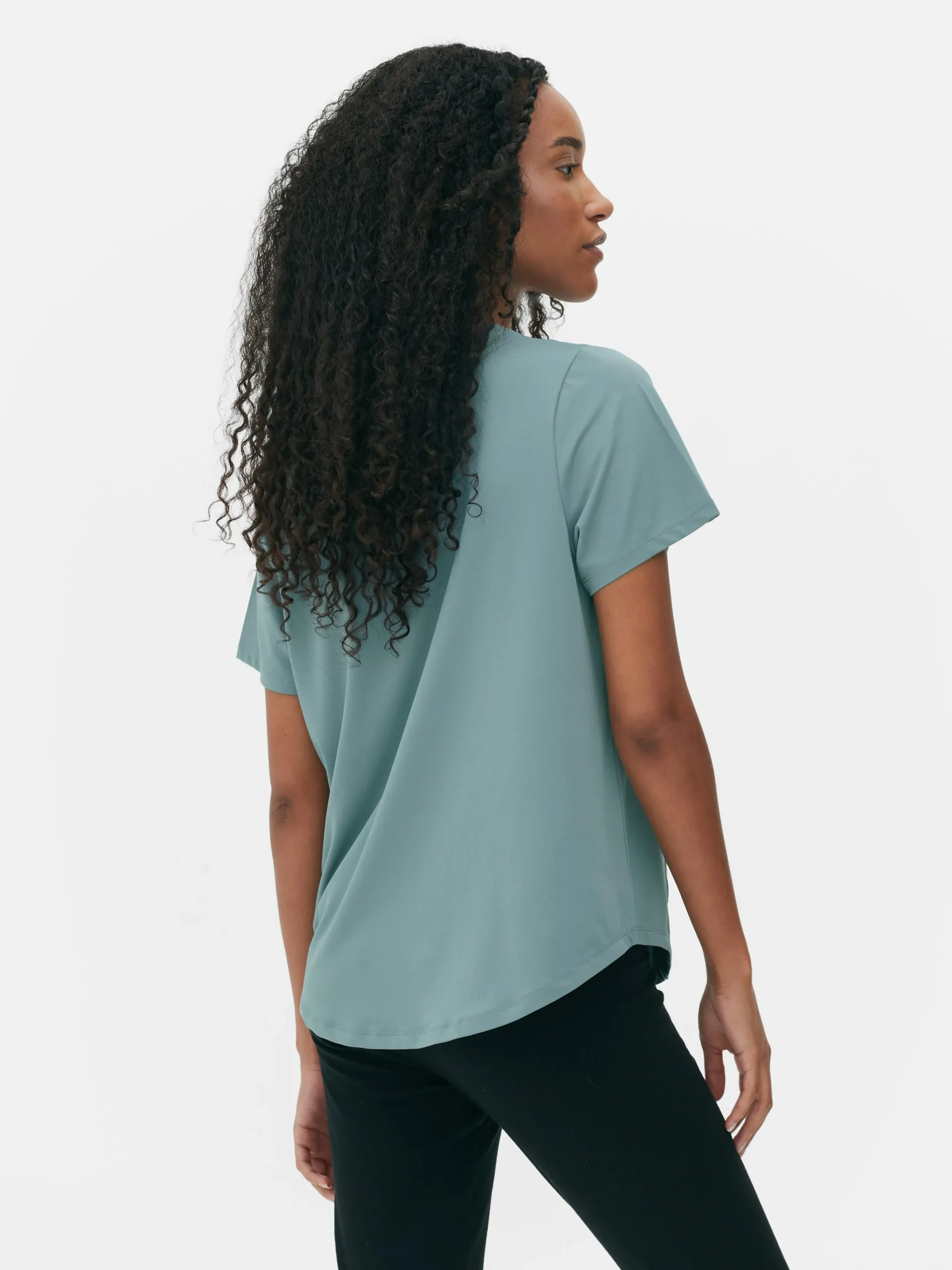 Outlet Sport-T-Shirt Mit Rundhalsausschnitt Damen Fitnesskleidung Und Activewear
