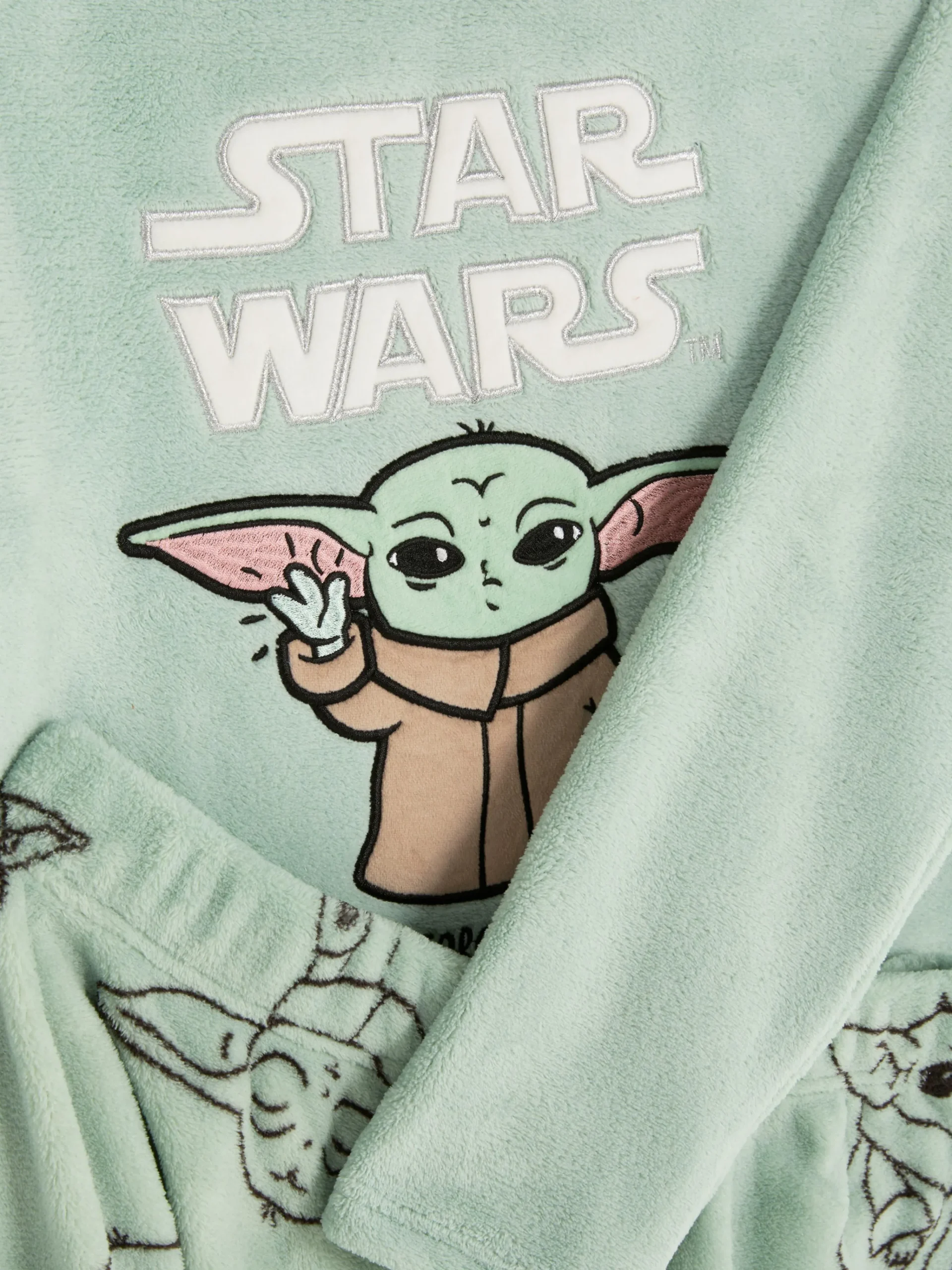 New „Star Wars Baby Yoda“ Fleece-Schlafanzug Damen Schlafanzüge