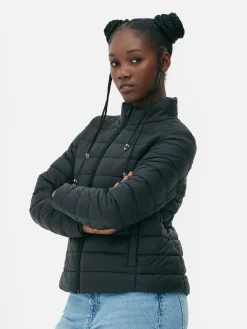 Hot Steppjacke Mit Trichterkragen Damen Jacken Und Mäntel