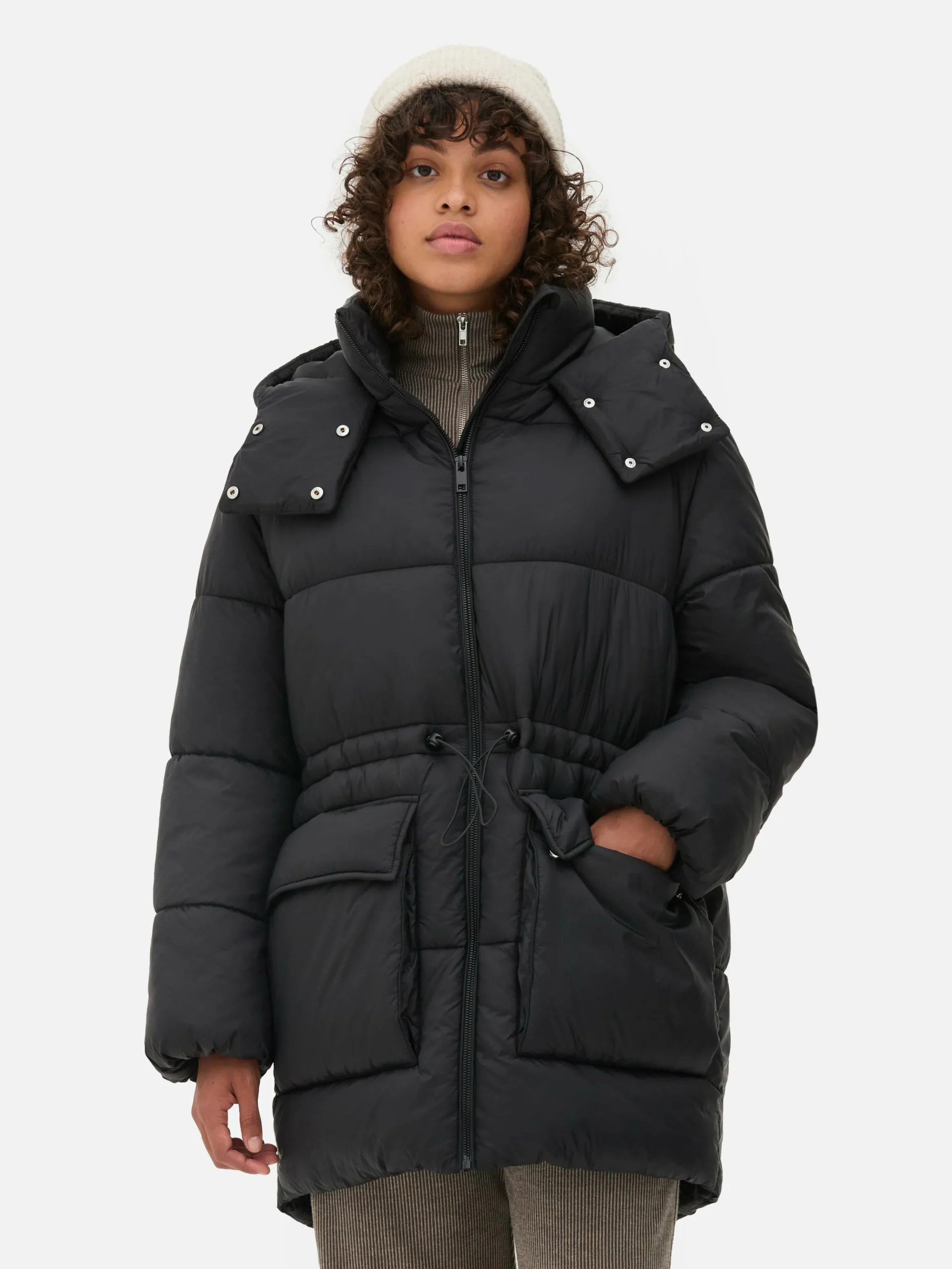 Clearance Steppmantel Mit Kapuze Damen Jacken Und Mäntel