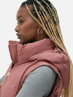 Steppweste Mit Kapuze Damen Jacken Und Mäntel