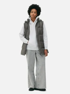 Online Steppweste Mit Kapuze Damen Jacken Und Mäntel