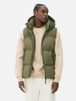 Outlet Steppweste Mit Kapuze Herren Jacken Und Mäntel