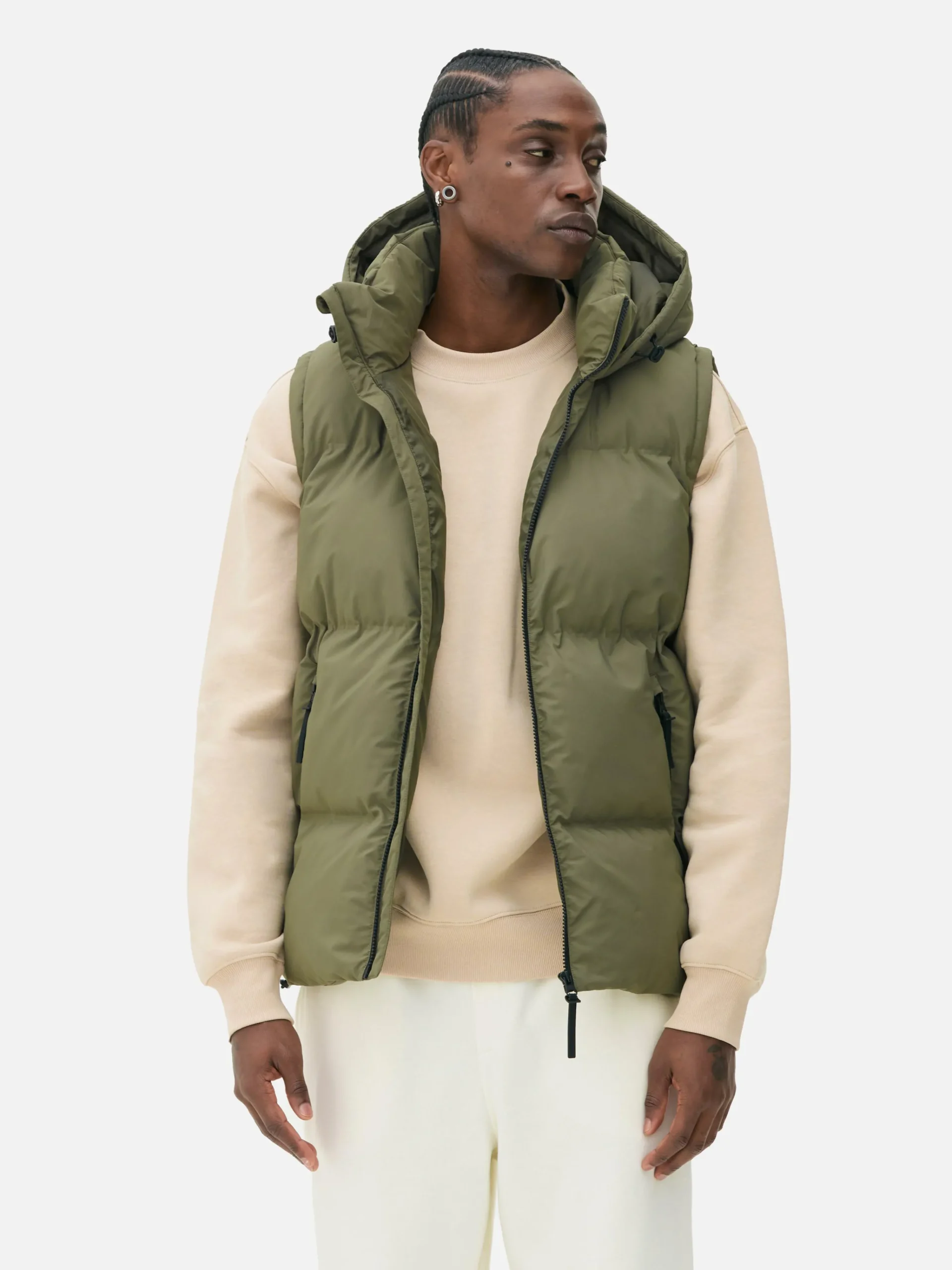 Outlet Steppweste Mit Kapuze Herren Jacken Und Mäntel