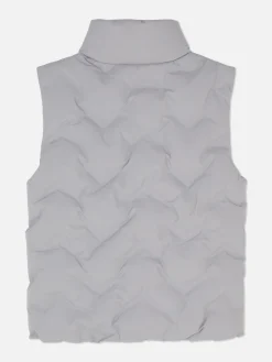 Hot Steppweste Mit Reißverschluss Kinder Jacken Und Mäntel