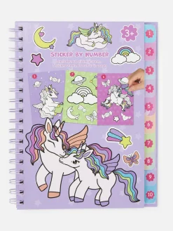 Outlet Stickerbuch Mit Einhornmotiven Kinder Basteln Und Handarbeiten
