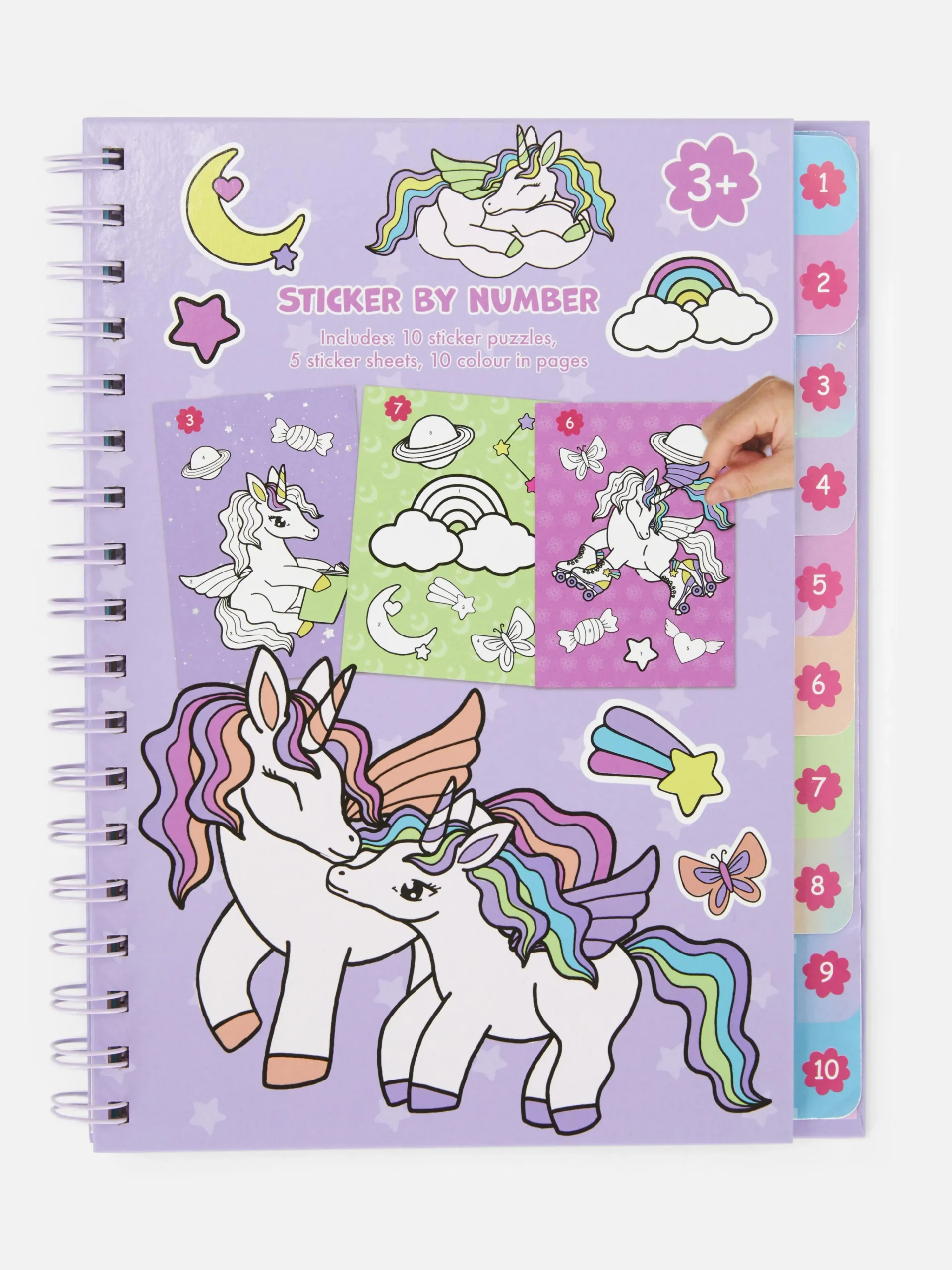 Outlet Stickerbuch Mit Einhornmotiven Kinder Basteln Und Handarbeiten