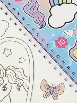 Outlet Stickerbuch Mit Einhornmotiven Kinder Basteln Und Handarbeiten