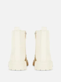 Outlet Stiefel Mit Dicker Sohle Und Seitenreißverschluss Kinder Stiefel Und Gummistiefel