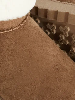 New Stiefel Mit Kunstpelzfutter Damen Stiefel